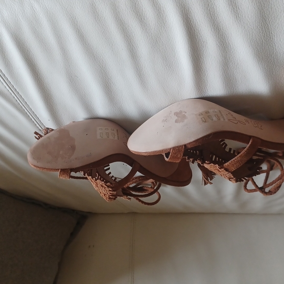 Join suede tie sandals - Picture 4 of 4